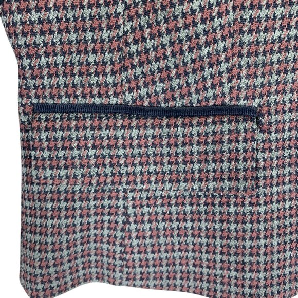 Steilmann Women’s two button Jacket blazer Houndstooth purple & grey Size 12 - Picture 8 of 14